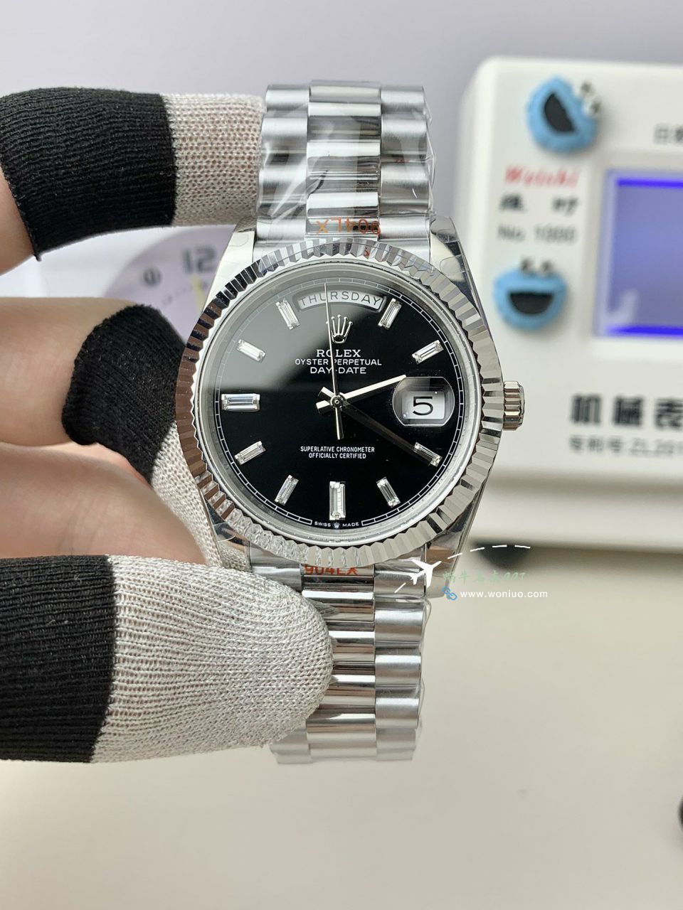 GM Rolex  Day-Date 型系列m228239-0055 wrist watch V3 Adding weight DD陨石盘 top 复刻手表 / R963