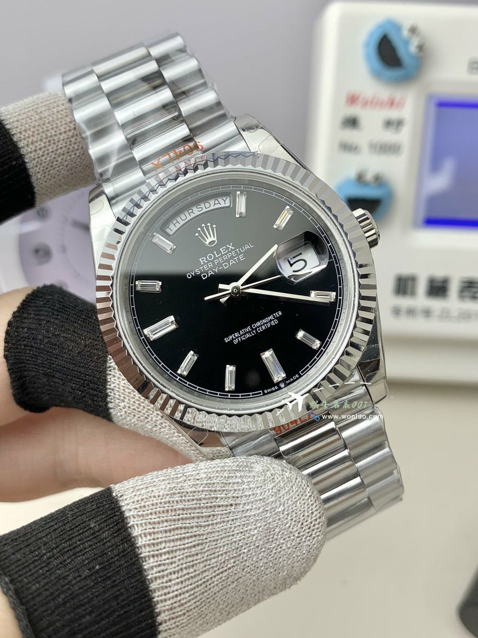 GM Rolex  Day-Date 型系列m228239-0055 wrist watch V3 Adding weight DD陨石盘 top 复刻手表 / R963