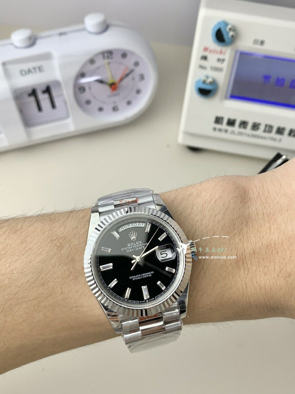 GM Rolex  Day-Date 型系列m228239-0055 wrist watch V3 Adding weight DD陨石盘 top 复刻手表 / R963