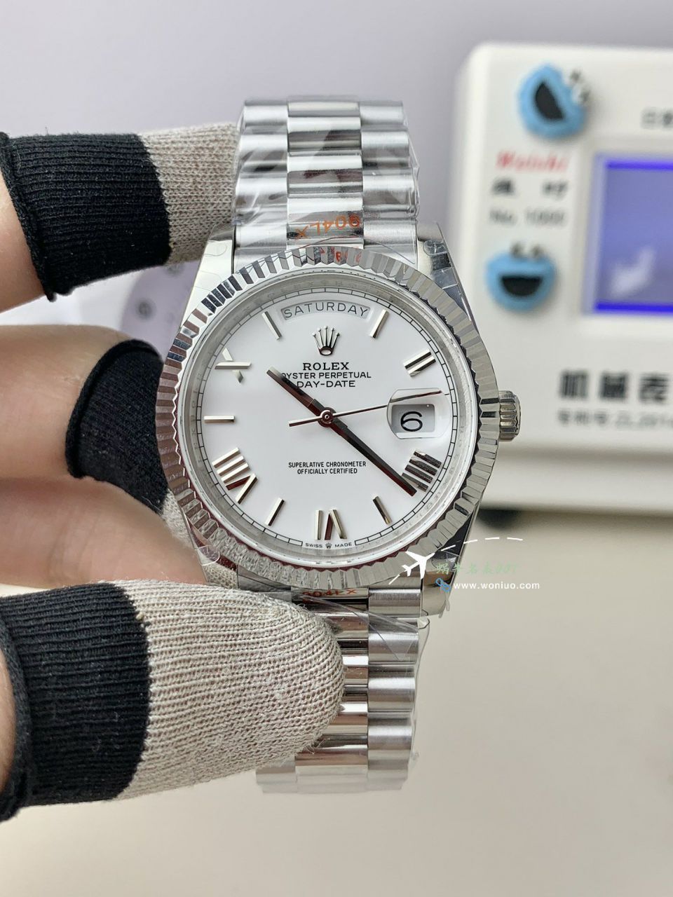 GM Rolex  Day-Date 型系列m228239-0055 wrist watch V3 Adding weight DD陨石盘 top 复刻手表 / R963