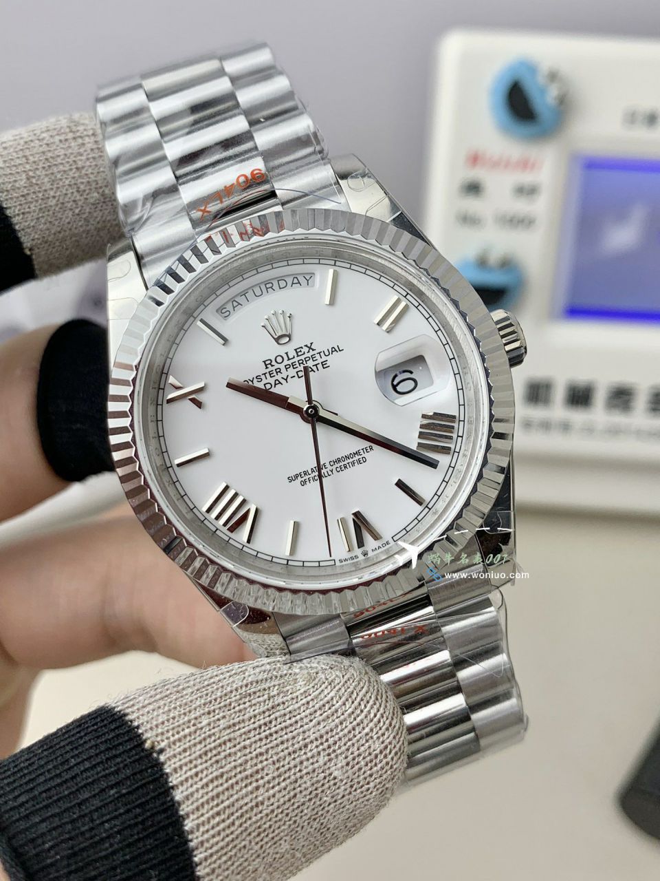 GM Rolex  Day-Date 型系列m228239-0055 wrist watch V3 Adding weight DD陨石盘 top 复刻手表 / R963