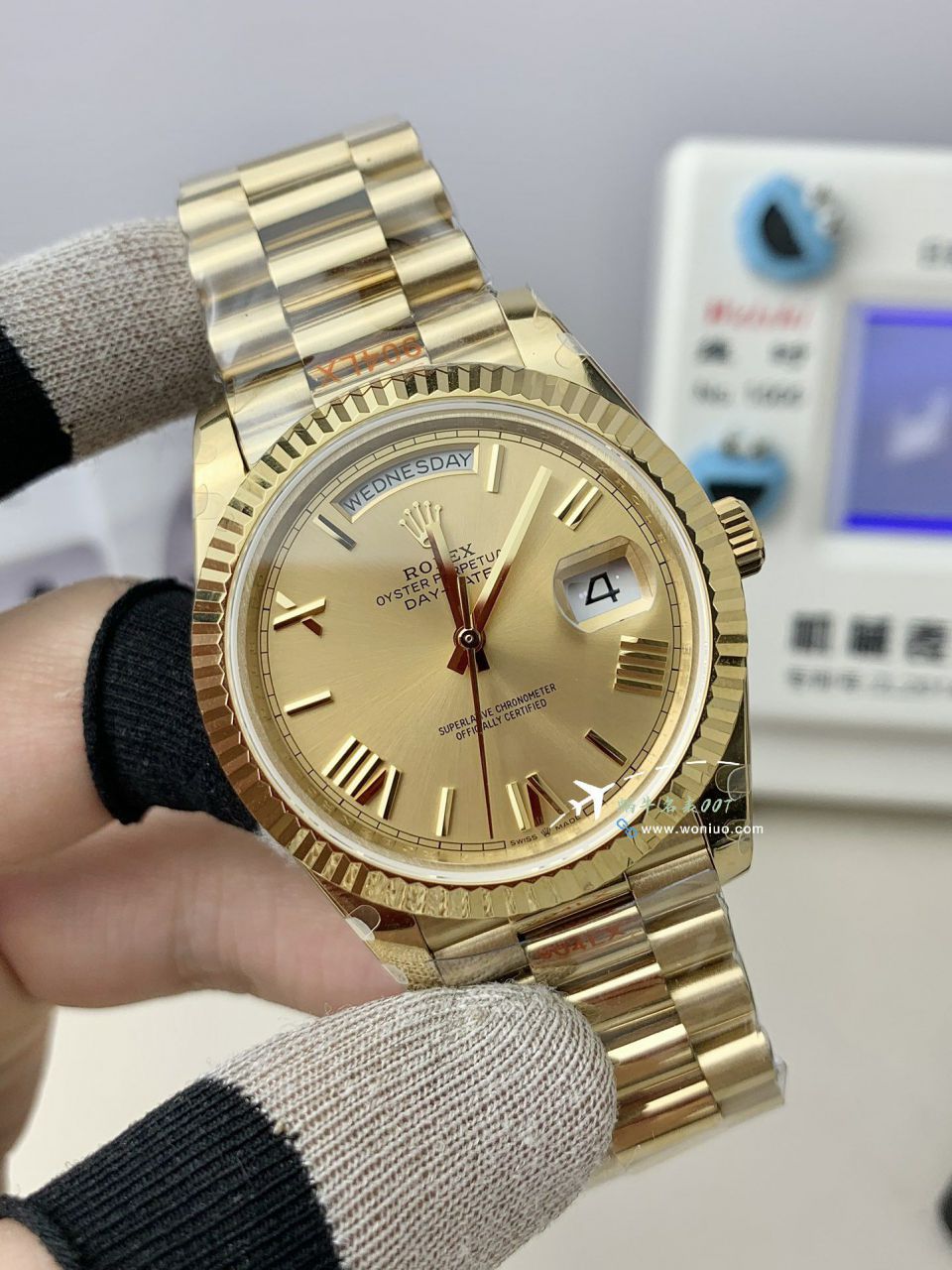 GM Rolex  Day-Date 型系列m228239-0055 wrist watch V3 Adding weight DD陨石盘 top 复刻手表 / R963