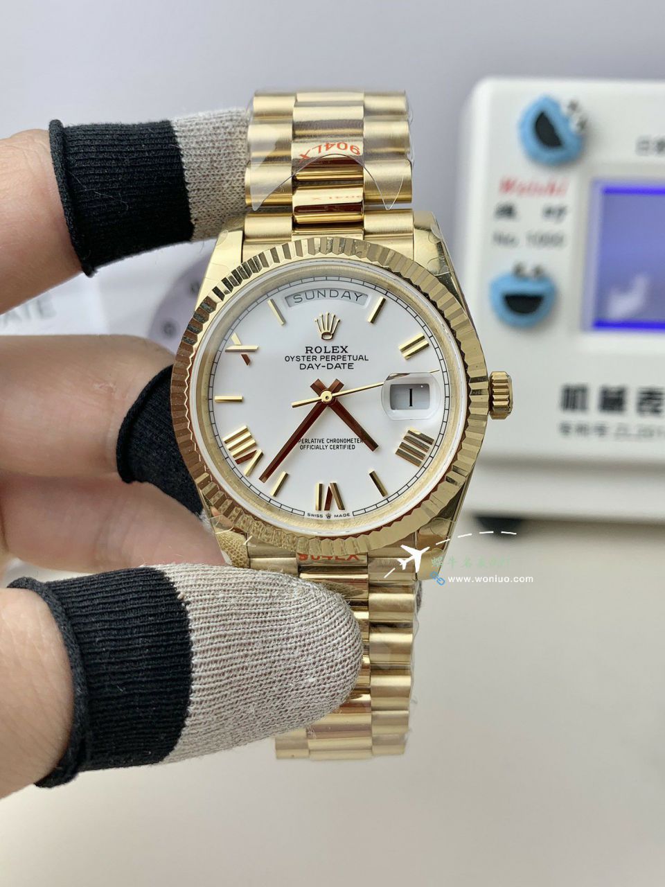 GM Rolex  Day-Date 型系列m228239-0055 wrist watch V3 Adding weight DD陨石盘 top 复刻手表 / R963