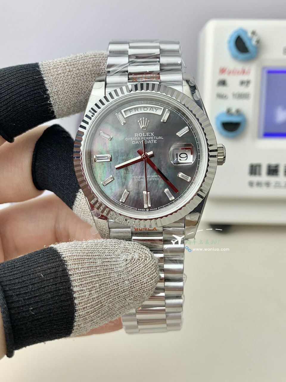GM Rolex  Day-Date 型系列m228239-0055 wrist watch V3 Adding weight DD陨石盘 top 复刻手表 / R963