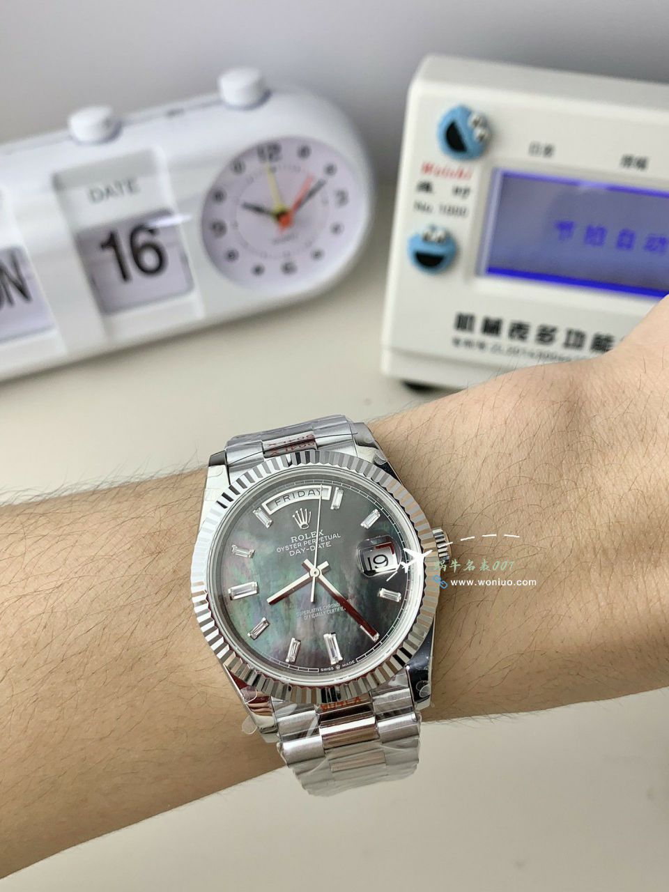 GM Rolex  Day-Date 型系列m228239-0055 wrist watch V3 Adding weight DD陨石盘 top 复刻手表 / R963