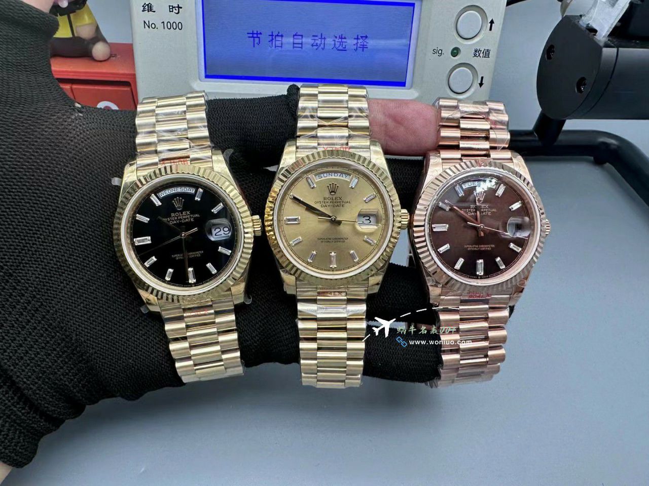 GM Rolex  Day-Date 型系列m228239-0055 wrist watch V3 Adding weight DD陨石盘 top 复刻手表 / R963