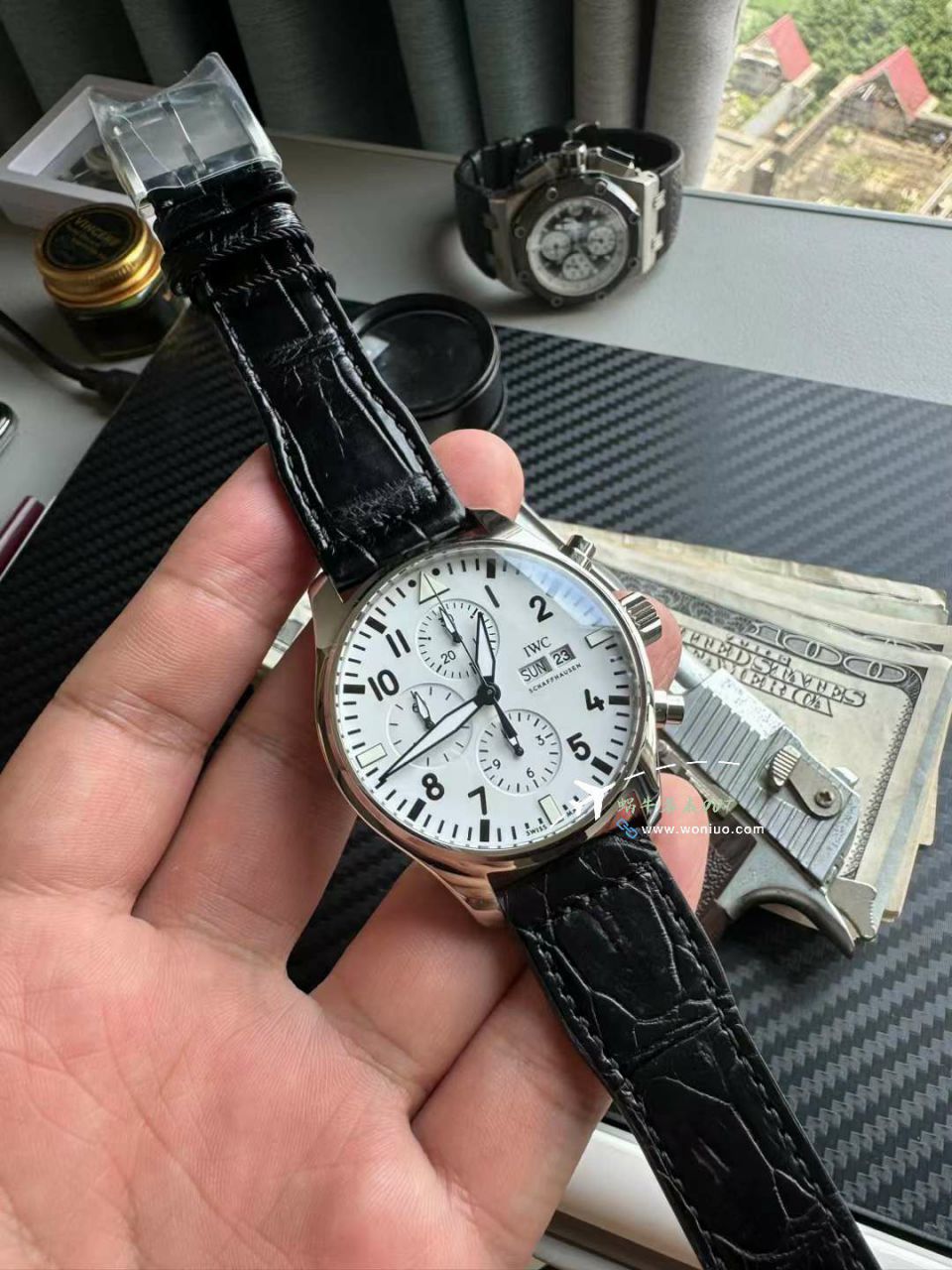 【 Video analysis 渠道原单】IWC IWC 表150周年纪念特别版IW377725 wrist watch  / WG518
