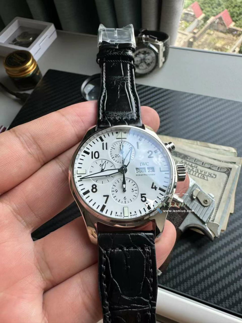 【 Video analysis 渠道原单】IWC IWC 表150周年纪念特别版IW377725 wrist watch  / WG518