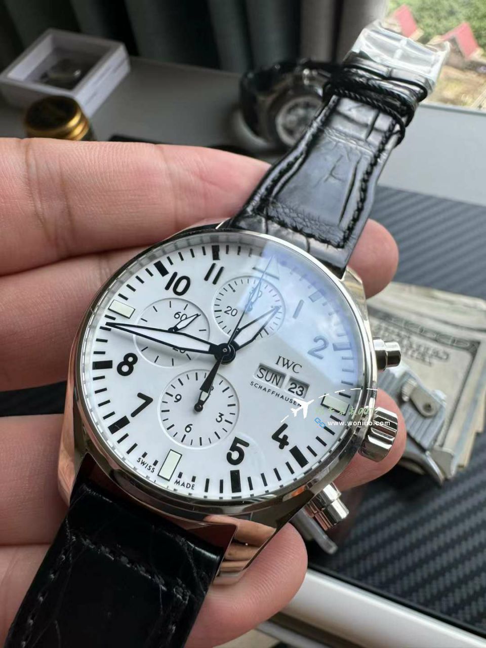 【 Video analysis 渠道原单】IWC IWC 表150周年纪念特别版IW377725 wrist watch  / WG518