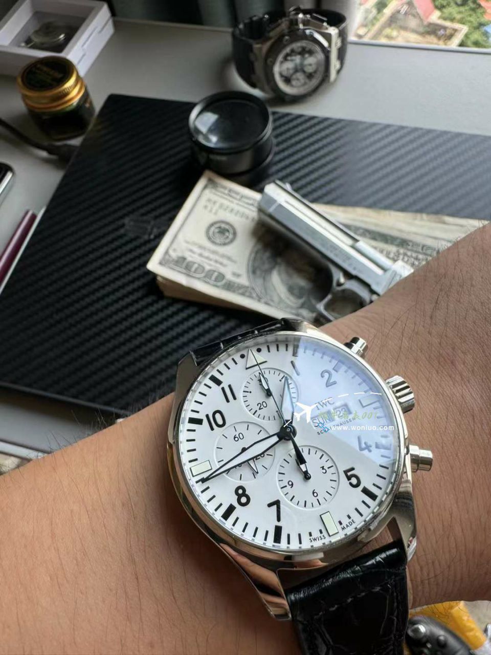 【 Video analysis 渠道原单】IWC IWC 表150周年纪念特别版IW377725 wrist watch  / WG518