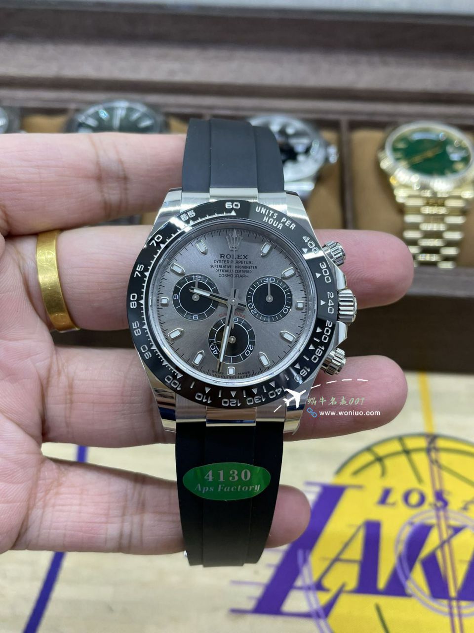  Video analysis  APS Adding weight 版本 Rolex  Ditongna 余文乐M116518ln-0048，水泥灰M116519ln-0027 top 复刻高仿 / R863