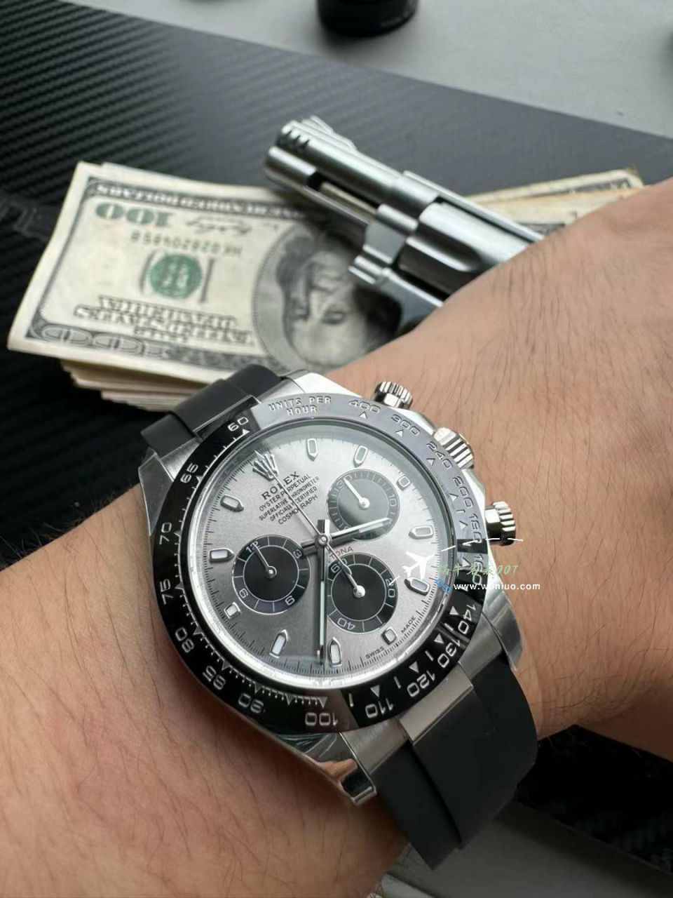  Video analysis  APS Adding weight 一比一复刻高仿 Rolex  Ditongna 水泥灰M116519ln-0027 / R865