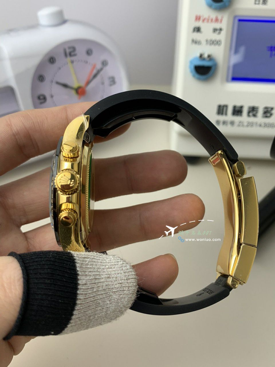  Video analysis  APS Adding weight 一比一复刻高仿 Rolex  Ditongna 水泥灰M116519ln-0027 / R865