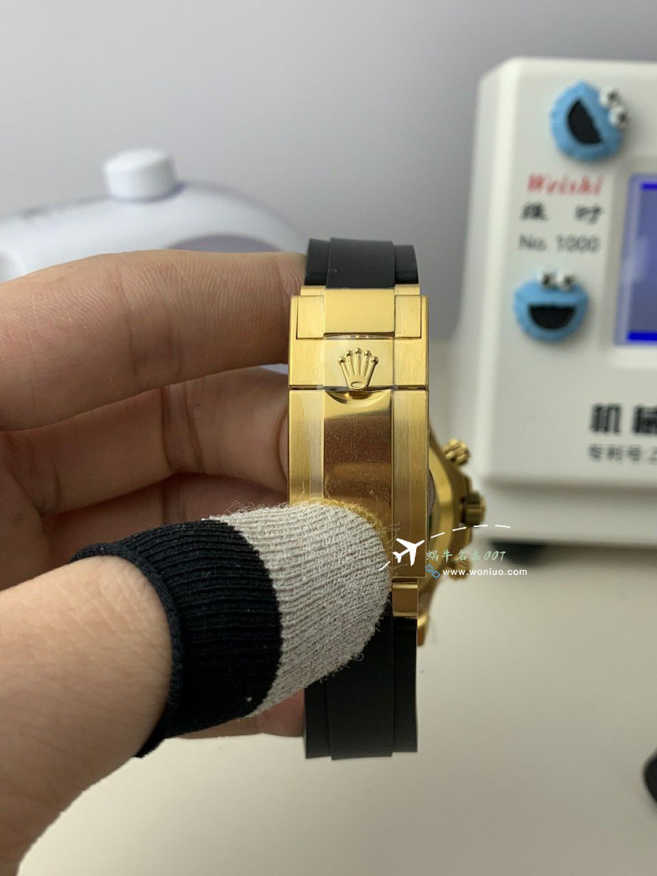  Video analysis  APS Adding weight 一比一复刻高仿 Rolex  Ditongna 水泥灰M116519ln-0027 / R865