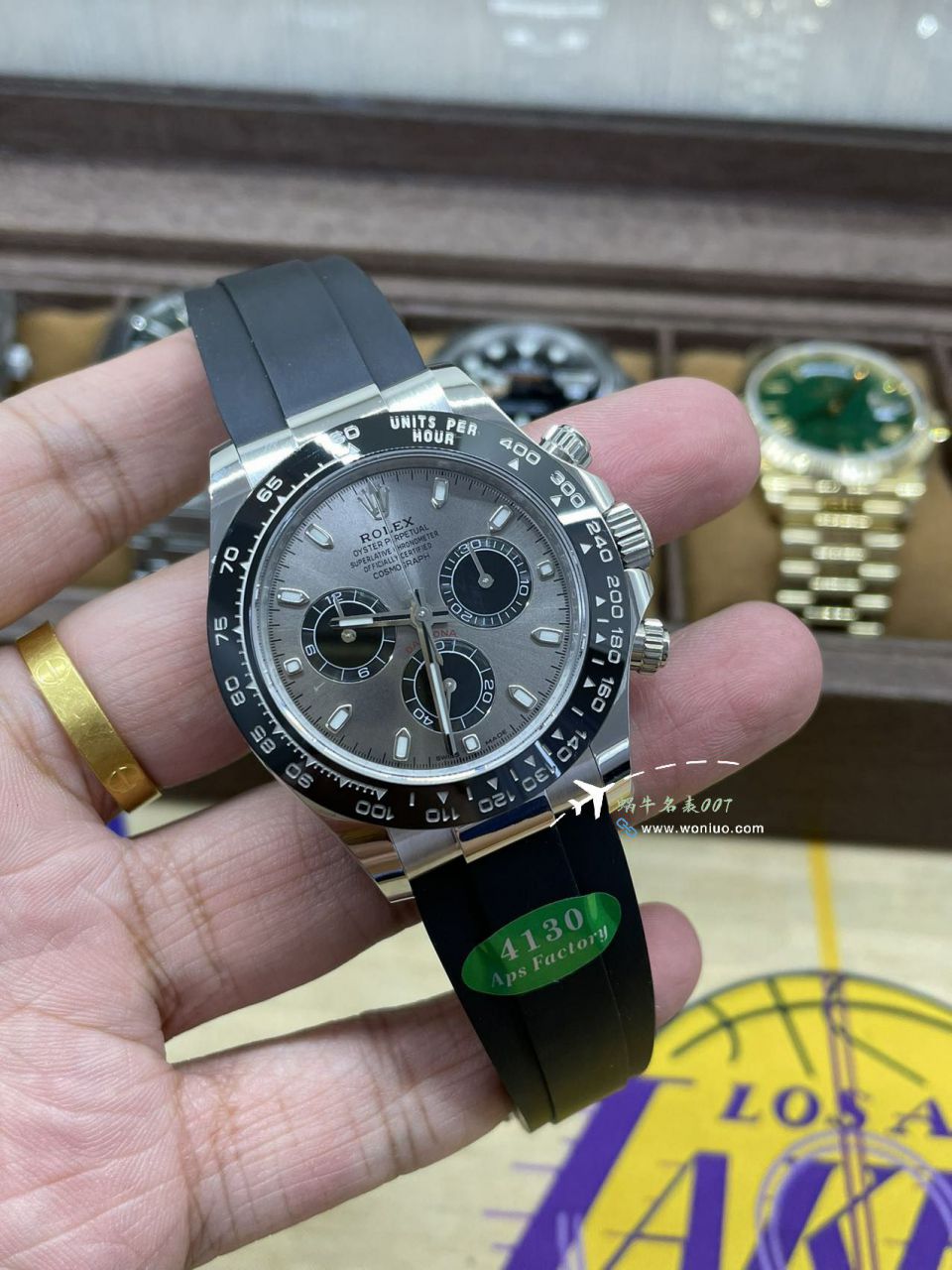  Video analysis  APS Adding weight 一比一复刻高仿 Rolex  Ditongna 水泥灰M116519ln-0027 / R865