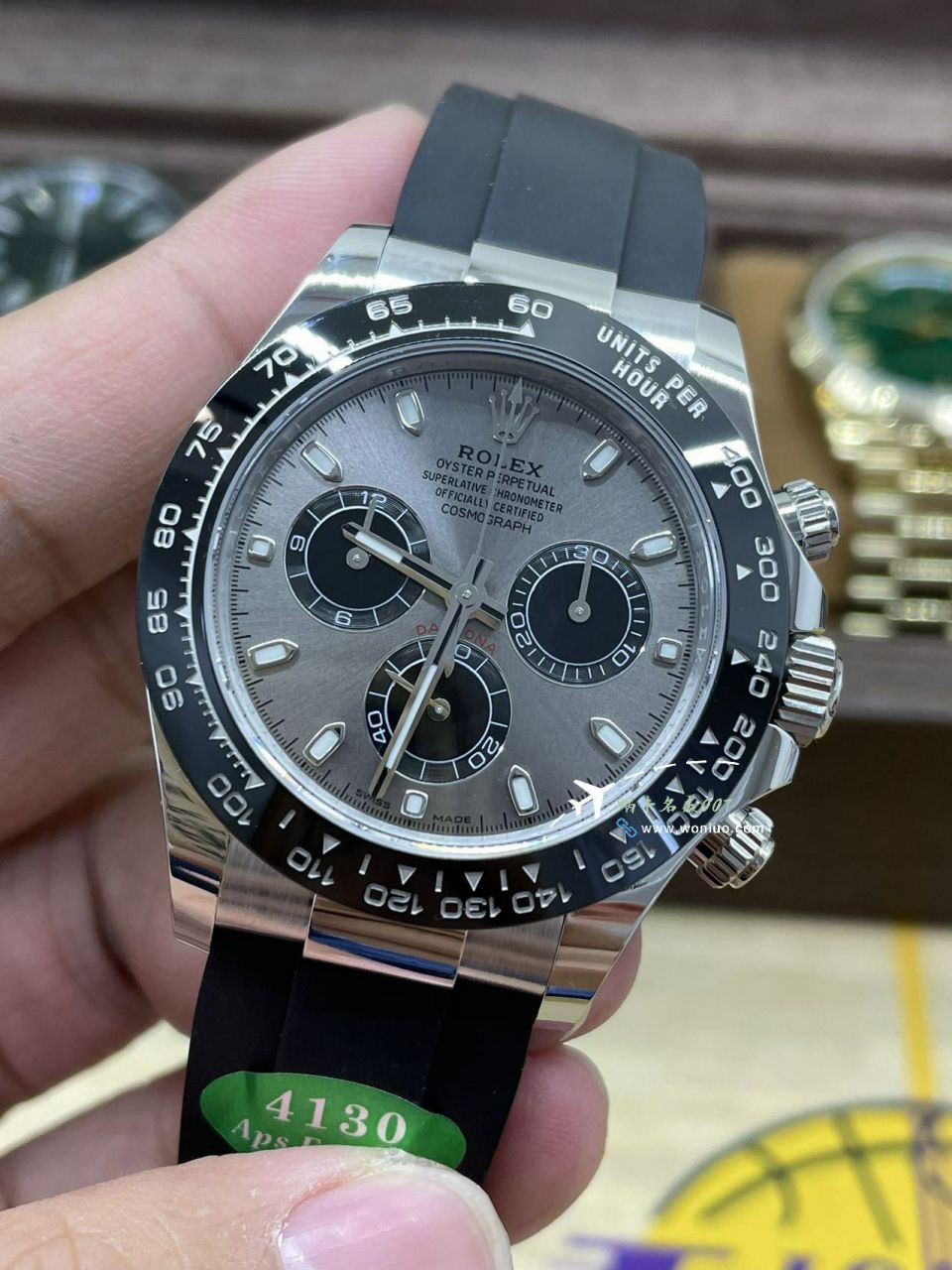  Video analysis  APS Adding weight 一比一复刻高仿 Rolex  Ditongna 水泥灰M116519ln-0027 / R865
