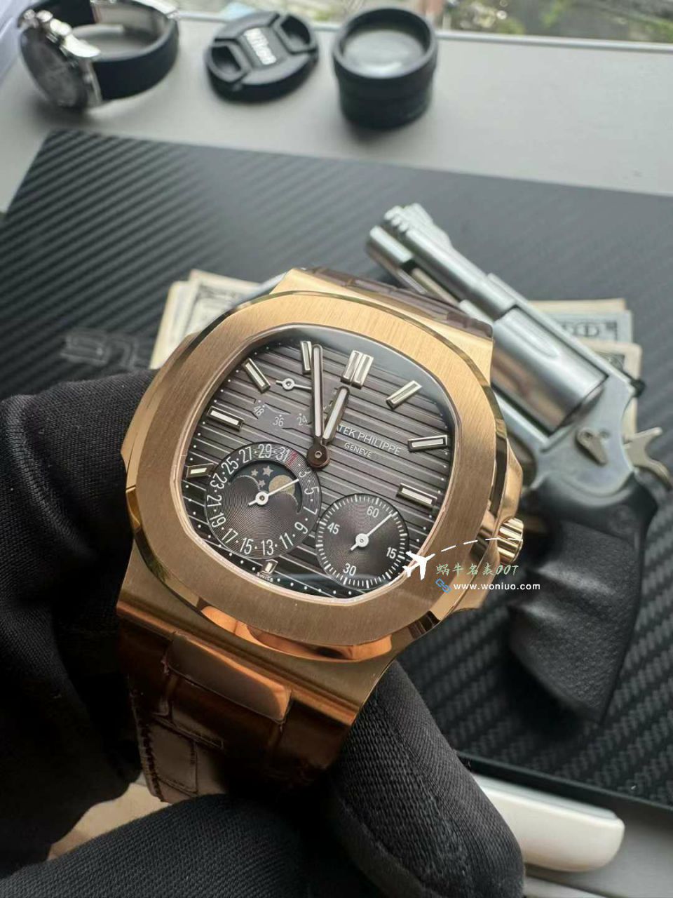  Video analysis PPF PATEK PHILIPPE  Nautilus  top 复刻高仿手表5712GR-001 / BD399