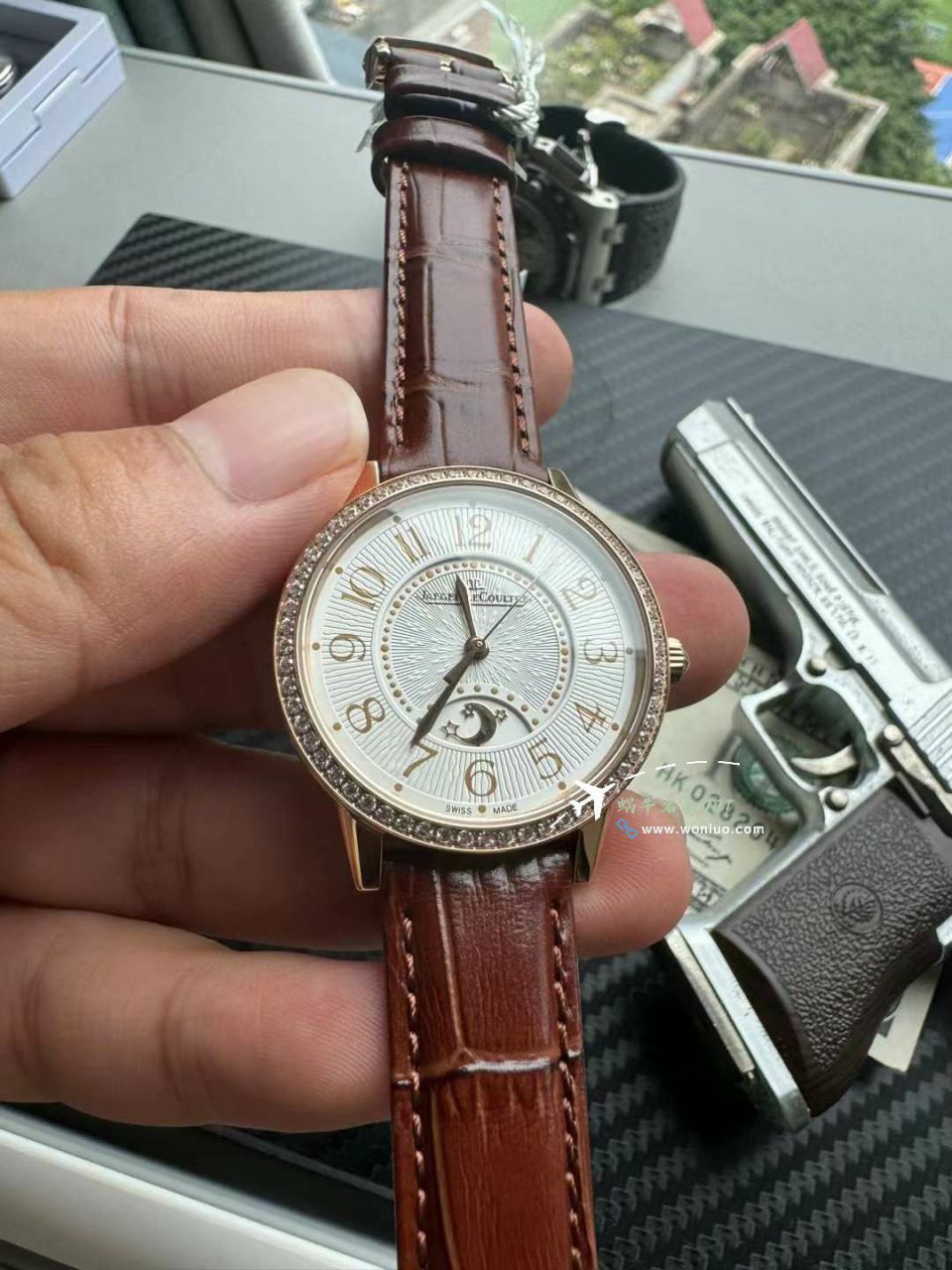  Video analysis APS Factory  Jaeger-LeCoultre  Rendez-Vous 一比一复刻高仿3442430女士 wrist watch  / JJ199