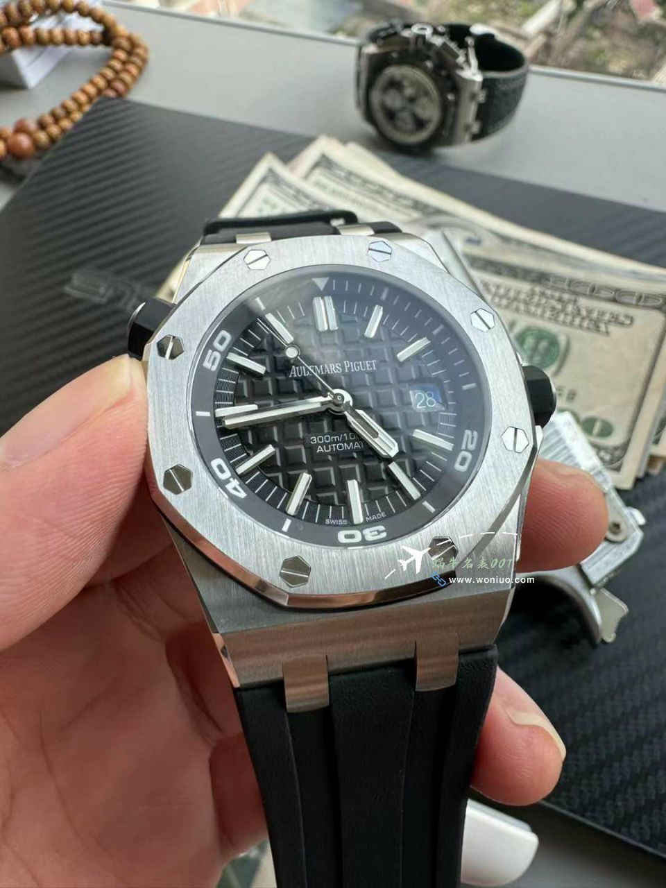  Video analysis Audemars Piguet  Royal Oak Offshore APS Factory 一体机超A高仿复刻手表15710ST.OO.A002CA.01 wrist watch  / AP280