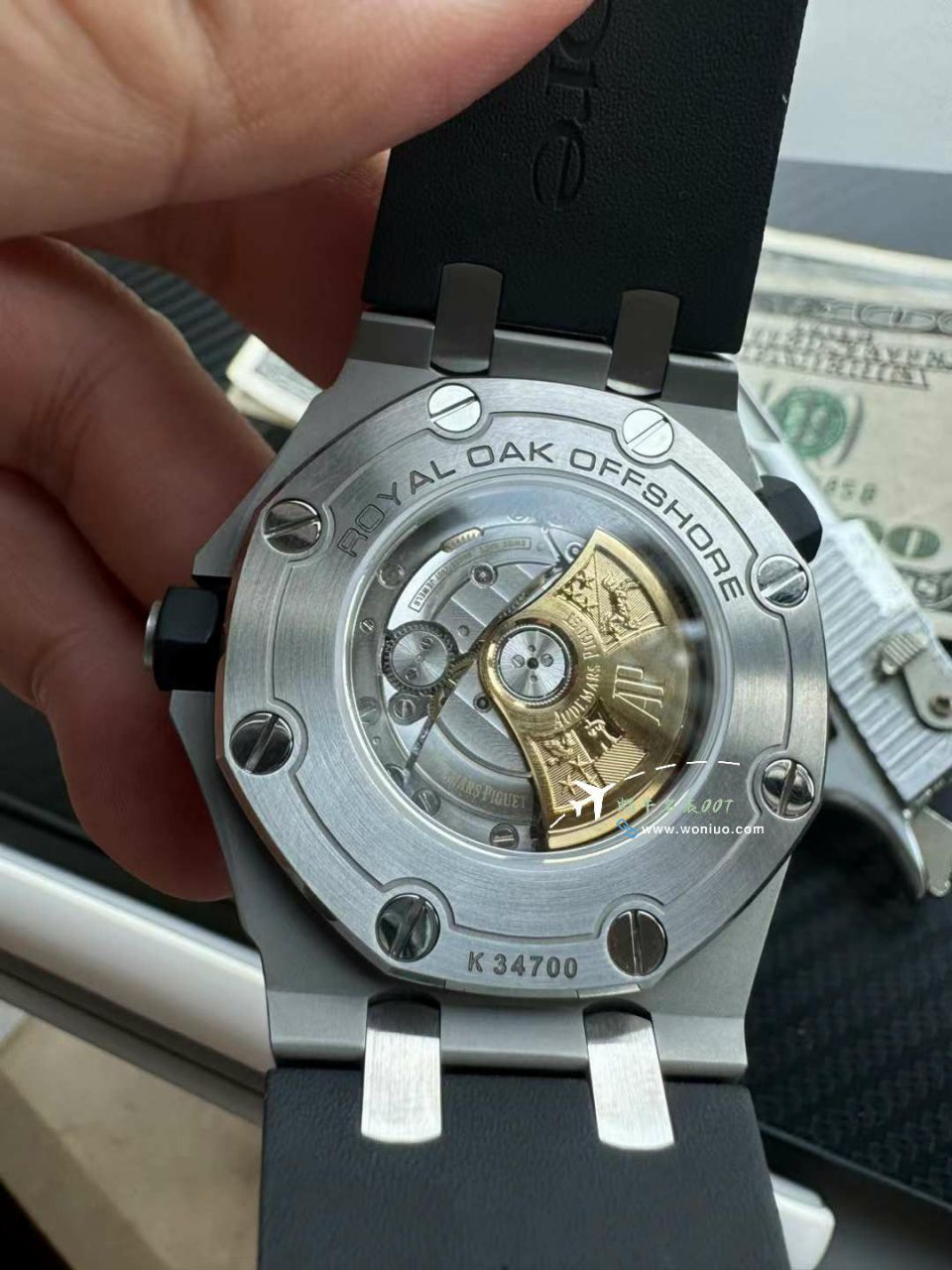  Video analysis Audemars Piguet  Royal Oak Offshore APS Factory 一体机超A高仿复刻手表15710ST.OO.A002CA.01 wrist watch  / AP280