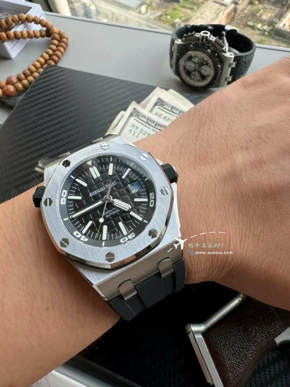  Video analysis Audemars Piguet  Royal Oak Offshore APS Factory 一体机超A高仿复刻手表15710ST.OO.A002CA.01 wrist watch  / AP280