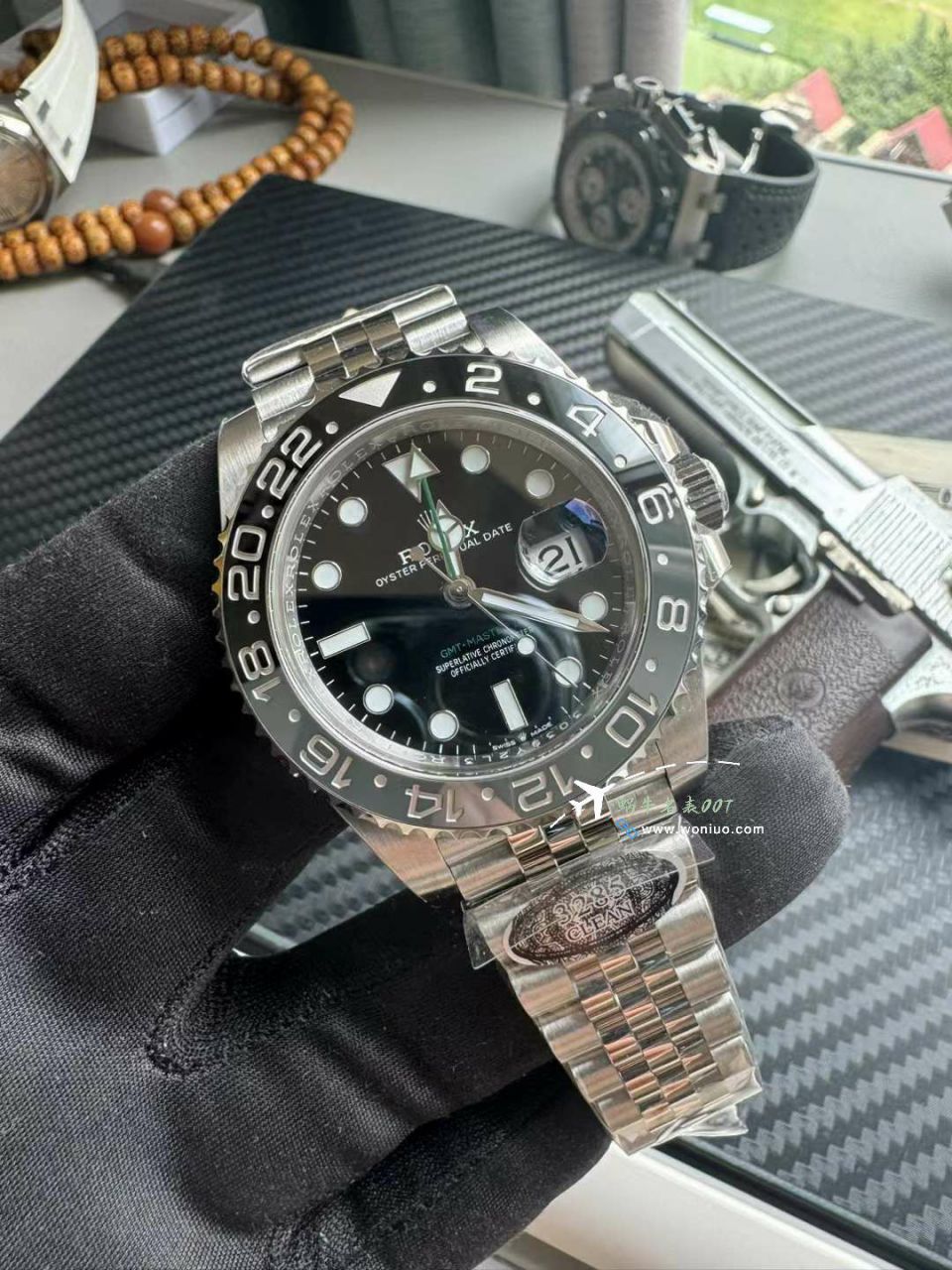  Video analysis clean Rolex  GMT MASTER II一比一高仿复刻新款皮蛋圈m126710grnr-0003 wrist watch  / R866