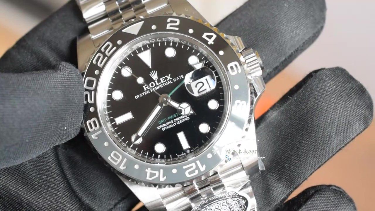  Video analysis clean Rolex  GMT MASTER II一比一高仿复刻新款皮蛋圈m126710grnr-0003 wrist watch  / R866