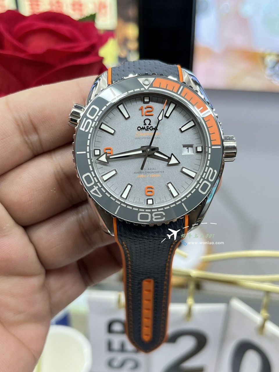 VSOMEGA Seamaster 复刻高仿600米 四分之一 215.92.44.21.99.001 wrist watch  / VS800