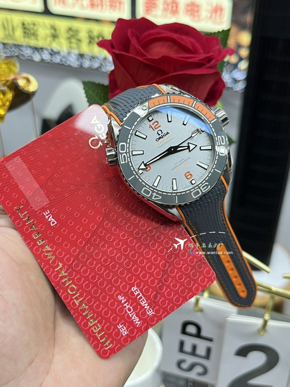 VSOMEGA Seamaster 复刻高仿600米 四分之一 215.92.44.21.99.001 wrist watch  / VS800