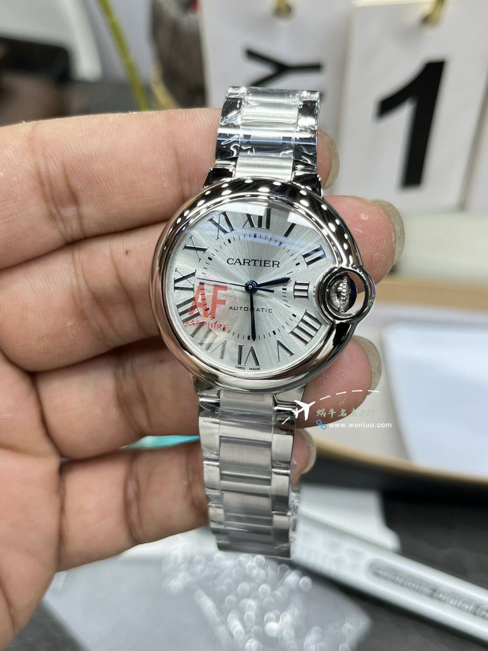 AF Cartier  蓝气球33毫米 top 复刻高仿女士手表WSBB0062 wrist watch  / K350