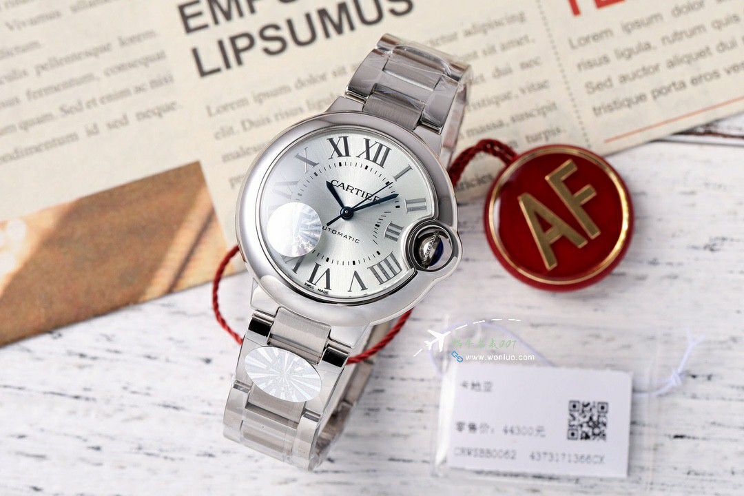 AF Cartier  蓝气球33毫米 top 复刻高仿女士手表WSBB0062 wrist watch  / K350
