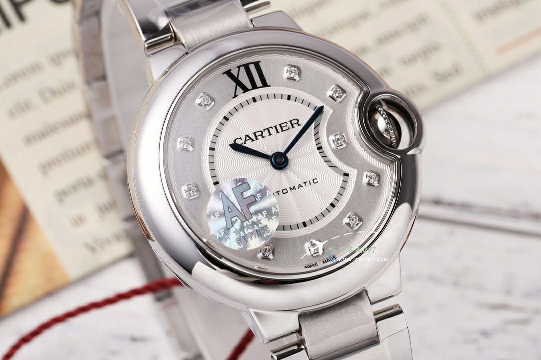 AF Cartier  蓝气球33毫米 top 复刻高仿女士手表WSBB0062 wrist watch  / K350