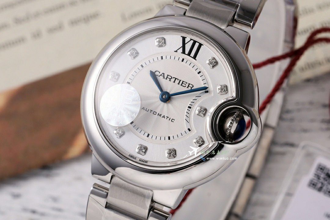 AF Cartier  蓝气球33毫米 top 复刻高仿女士手表WSBB0062 wrist watch  / K350