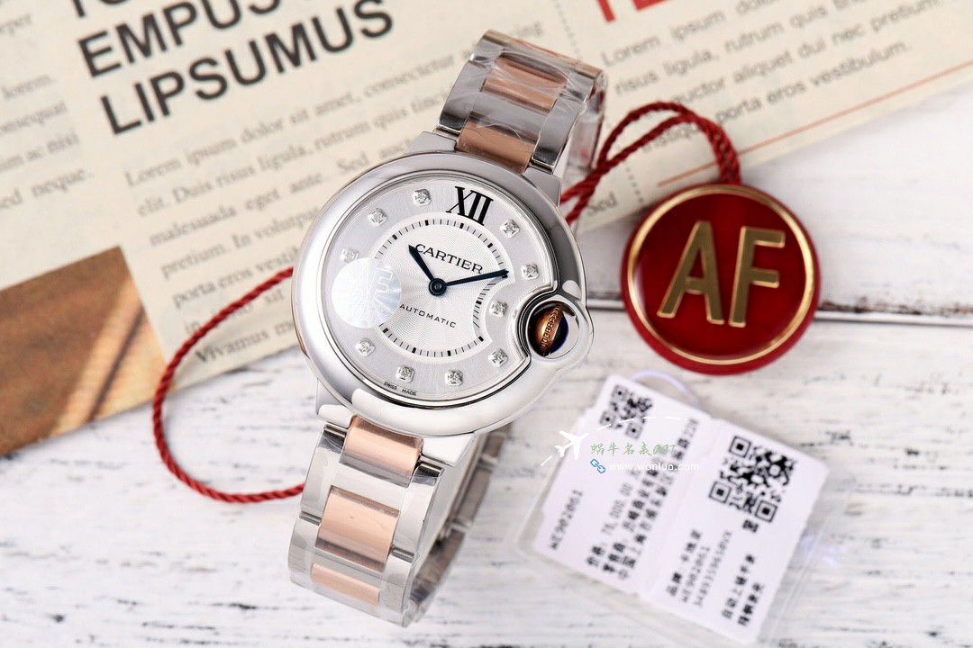 AF Cartier  蓝气球33毫米 top 复刻高仿女士手表WSBB0062 wrist watch  / K350