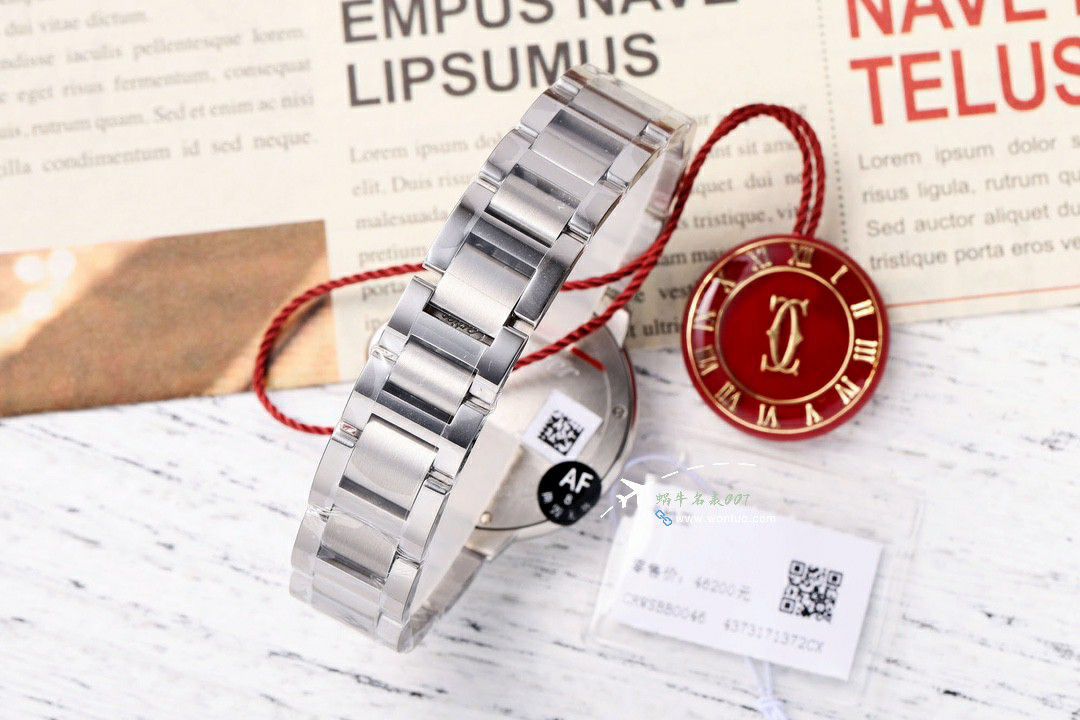 AF Cartier  蓝气球33毫米 top 复刻高仿女士手表WSBB0062 wrist watch  / K350