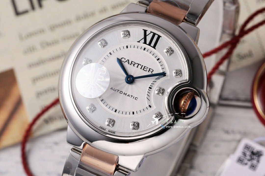 AF Cartier  蓝气球33毫米 top 复刻高仿女士手表WSBB0062 wrist watch  / K350