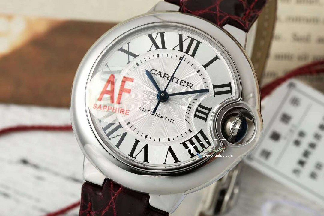 AF蜕变归来 Cartier  33mm蓝气球系列 wrist watch  / K351