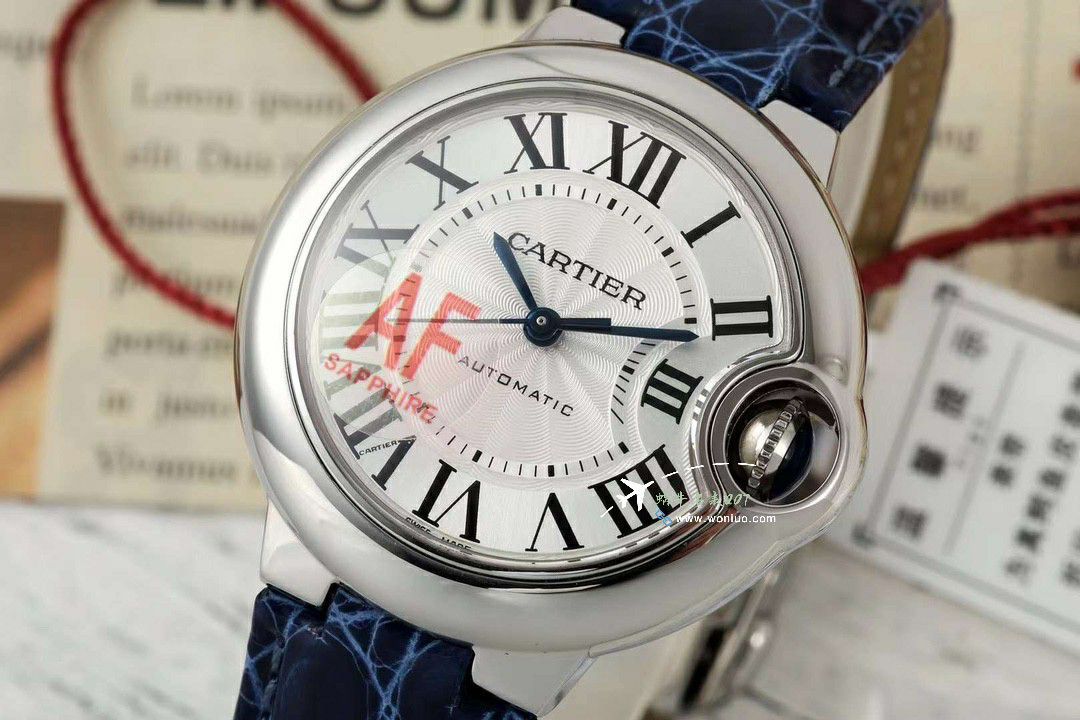 AF蜕变归来 Cartier  33mm蓝气球系列 wrist watch  / K351
