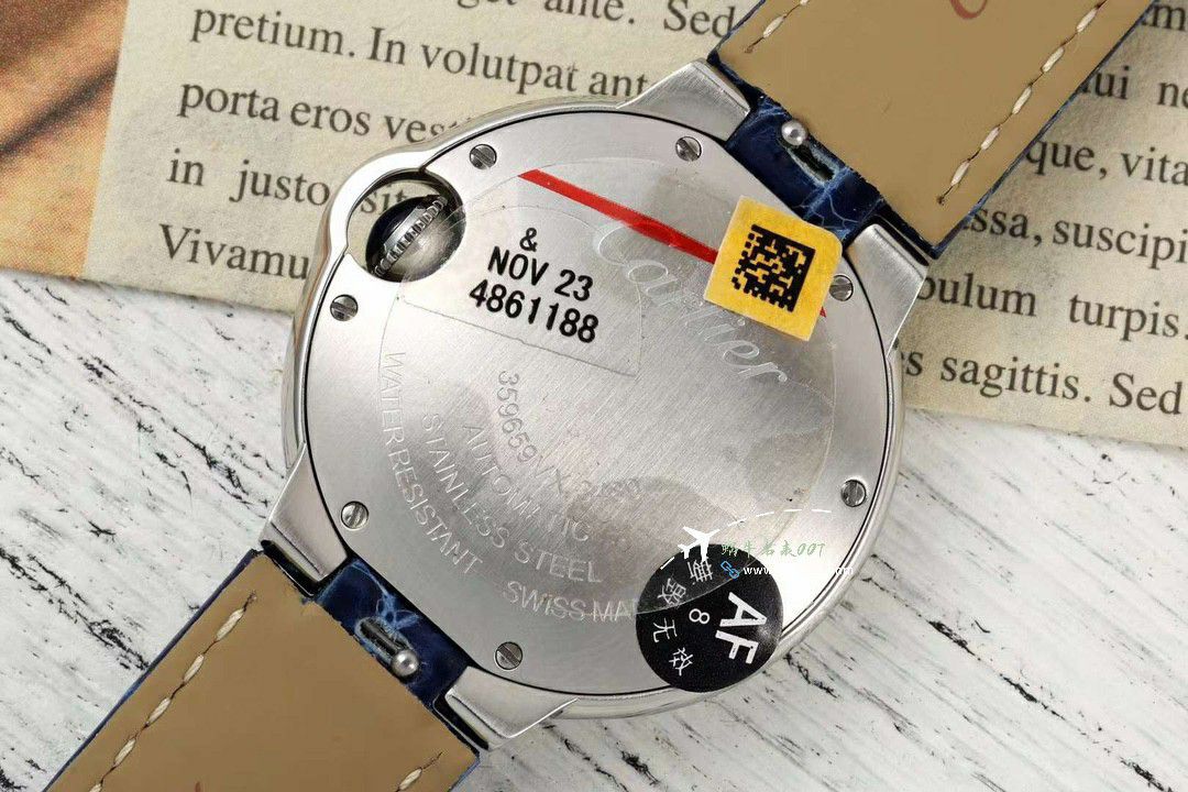 AF蜕变归来 Cartier  33mm蓝气球系列 wrist watch  / K351