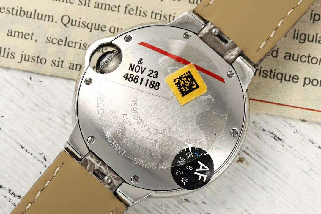 AF蜕变归来 Cartier  33mm蓝气球系列 wrist watch  / K351