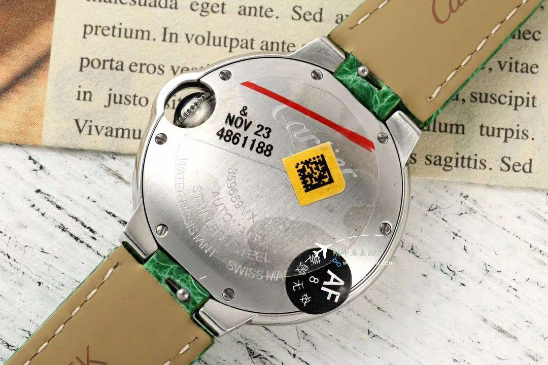 AF蜕变归来 Cartier  33mm蓝气球系列 wrist watch  / K351