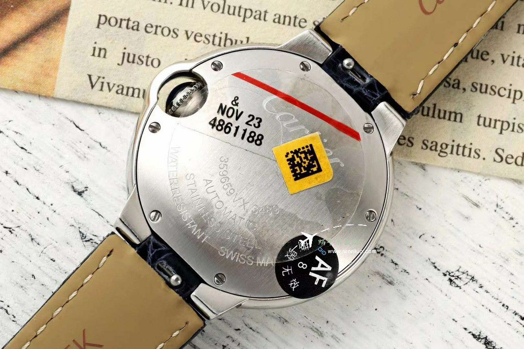 AF蜕变归来 Cartier  33mm蓝气球系列 wrist watch  / K351