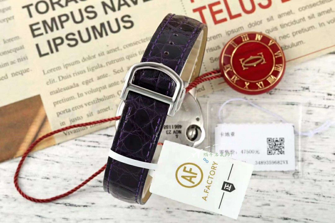 AF蜕变归来 Cartier  33mm蓝气球系列 wrist watch  / K351