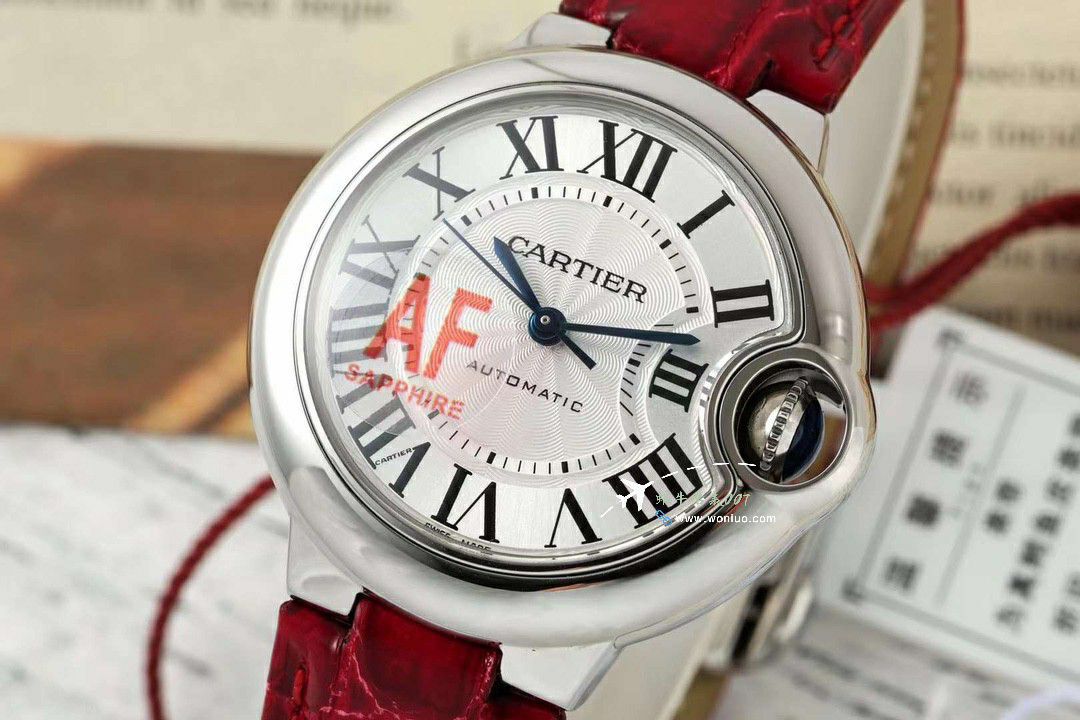 AF蜕变归来 Cartier  33mm蓝气球系列 wrist watch  / K351