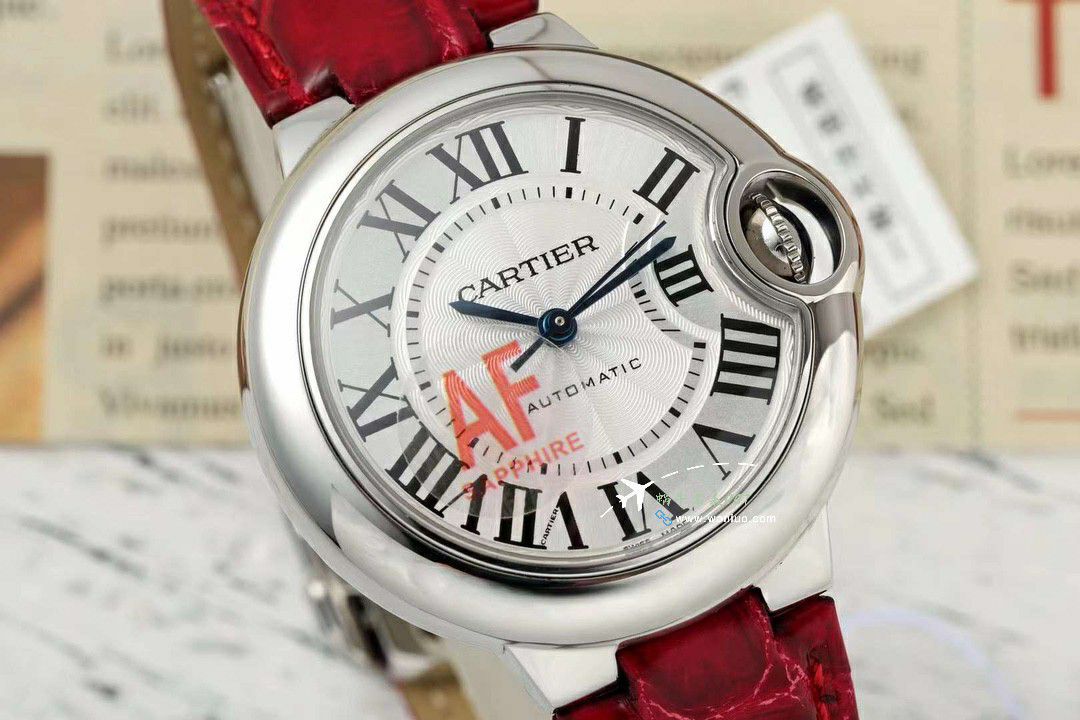 AF蜕变归来 Cartier  33mm蓝气球系列 wrist watch  / K351