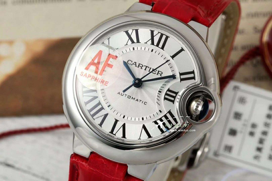AF蜕变归来 Cartier  33mm蓝气球系列 wrist watch  / K351