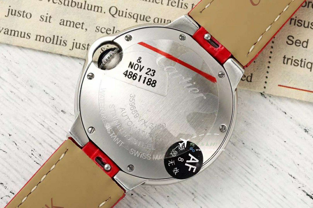 AF蜕变归来 Cartier  33mm蓝气球系列 wrist watch  / K351