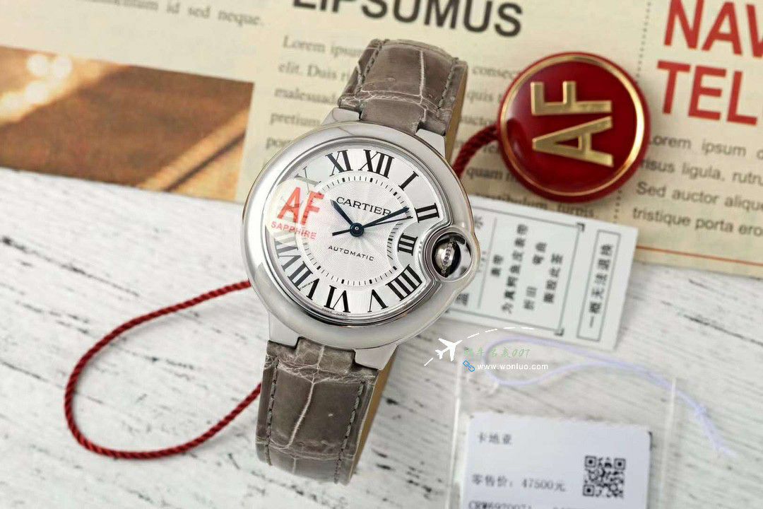 AF蜕变归来 Cartier  33mm蓝气球系列 wrist watch  / K351