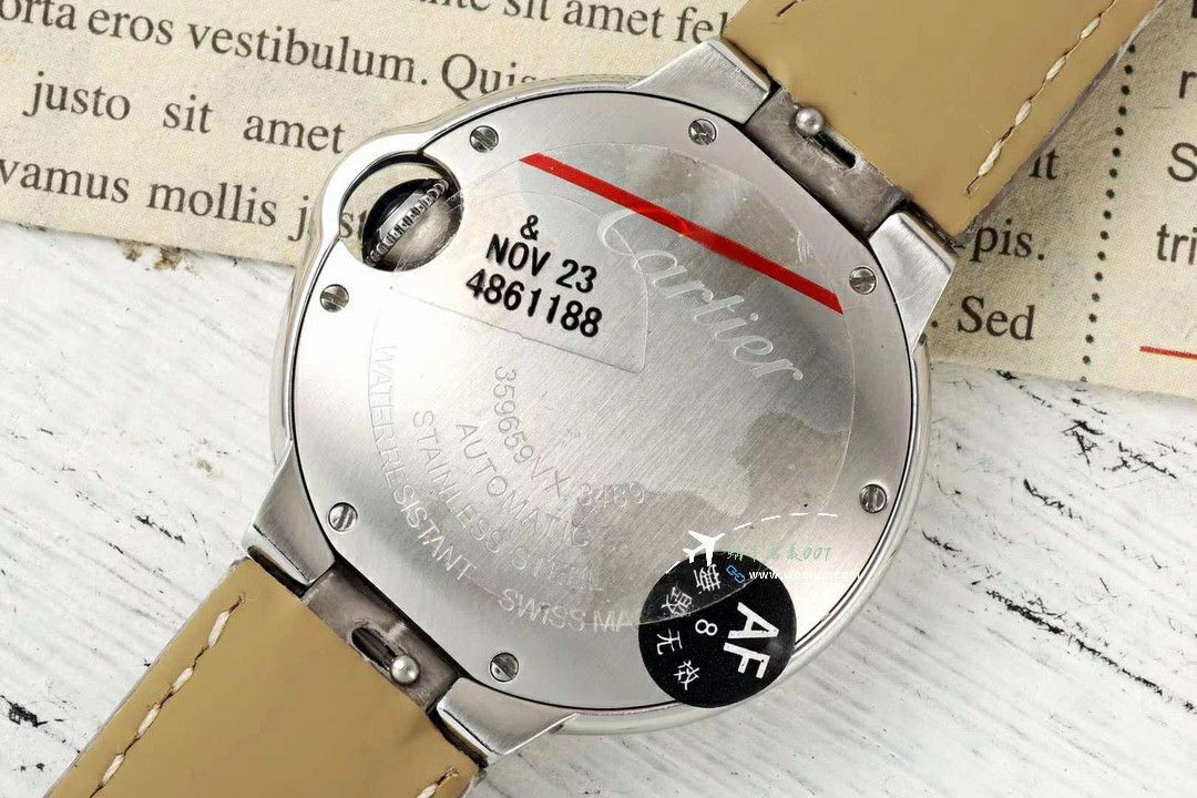 AF蜕变归来 Cartier  33mm蓝气球系列 wrist watch  / K351