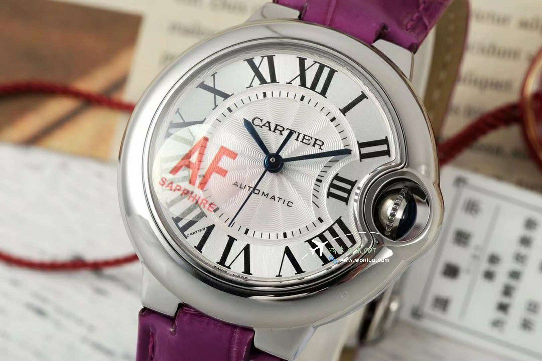 AF蜕变归来 Cartier  33mm蓝气球系列 wrist watch  / K351